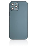 Tapa trasera para iPhone 12 Pro Max con componentes pequenos pre-instalados (Version internacional) (Usada original categoria B) (Azul Pacifico)