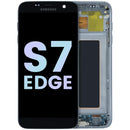 Pantalla original Super AMOLED negra para Samsung Galaxy S7 Edge, display de repuesto G935.