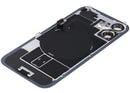 Tapa trasera original negra para iPhone 16 Plus con MagSafe, NFC y flex de linterna.
