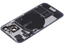 Tapa trasera con MagSafe magnet, NFC y flex de linterna para iPhone 15 (Azul) en Quetzaltenango.