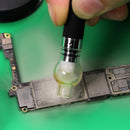 Dispensador de resina para deteccion de cortocircuito en placa base PCB