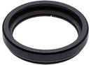 10 anillos biselados negros espacial para cámara trasera iPhone Air, repuesto de lente para reparación.