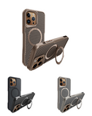 Encuentra la mejor funda de fibra de carbono magnética con soporte para iPhone 15 Pro Max en Xela Quetzaltenango.