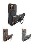 Protege tu iPhone 16 Pro Max con un case de fibra de carbono y soporte magnético en Xela, Quetzaltenango.