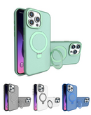 Compra el mejor Case de carga inalámbrica con soporte de anillo Carbon para iPhone 16 Pro en Xela Quetzaltenango.