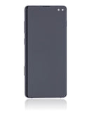 Pantalla OLED para Samsung Galaxy S10 Plus con marco (Original) (Negro Prisma / Ceramico)