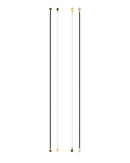 Cable de antena para Motorola Moto G Power (XT2041-4 / XT2041-6 / XT2041-7 / XT2041DL / 2020) (Juego de 2 piezas) (Negro: 11.1cm, Blanco: 10.4cm)