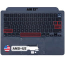 Tapa superior Midnight de MacBook Air 13" A2681 (2022) usada con batería y teclado ANSI US.