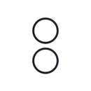Aro de bezel negro para cámara trasera de iPhone 11, 12, 12 Mini, modelos A2111, A2172.