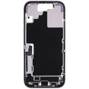Tapa trasera lavanda OEM para iPhone 17, con puerto de carga y piezas pequeñas, usada, Grado A.