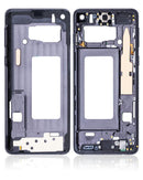 Carcasa intermedia para Samsung Galaxy S10 (con piezas peque√±as) (Negro Prisma)