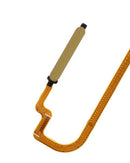 Sensor de huella flex Champagne Gold para Xiaomi Redmi Note 9S, repuesto para lector de huella dañado.