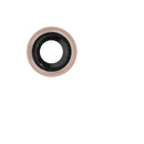 Compra un pack de 10 lentes de cámara trasera con soporte y bisel en color Gold para iPhone 8 en Xela Quetzaltenango.