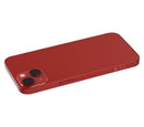 Tapa trasera para iPhone 13 con componentes pequeños pre-instalados (Sin logo) (Rojo)