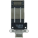 Puerto de carga blanco con cable flex para iPad Pro 11 y 12.9 (A2377, A2435, A2436, A2759).