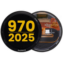 Pantalla OLED sin marco Garmin Forerunner 970 (2025) negra, repuesto premium para reparación de display.
