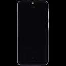 Pantalla OLED con marco refurbished lila para Samsung Galaxy A57 5G, repuesto para reparación de display.