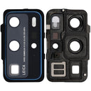 Lente de camara trasera con soporte para Huawei P40 Pro (Azul profundo del mar)