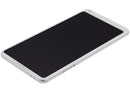 Pantalla LCD blanca Aftermarket Plus para Xiaomi Mi Mix 2S con marco, ideal para reparación de display roto.