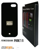 Estuche power Bank para iPhone 7 y 8  Negro