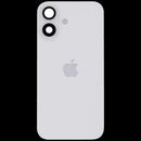 Tapa trasera blanca para iPhone 16 con placa de acero, MagSafe, NFC y flash, Service Pack.