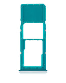 Bandeja de tarjeta SIM para Samsung Galaxy A30S (A307 / 2019) color verde, disponible en Quetzaltenango para reparaciones Samsung.