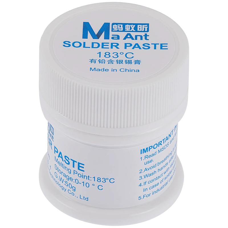 Encuentra la pasta de soldar MaAnt 183°C plata con plomo en Xela, Quetzaltenango.