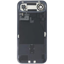 Tapa trasera original iPhone Air Space Black con logo Apple, orificio para cámara y MagSafe, ideal para reparación.