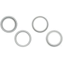 Aro bezel de cámara trasera verde para iPhone 15 / 15 Plus (A2846, A2847, A3090, A3091), 10 packs de 2 piezas.