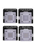 Stencil de reballing WL BGA para iPhone 6 a 15 Pro Max en Quetzaltenango para reparaciones de IC de CPU en talleres especializados.