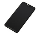 Pantalla OLED refurbished Mirror White para LG G8S ThinQ LM-G810, repuesto de display con marco para reparación.
