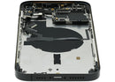 Tapa trasera usada iPhone 14 Pro Max A2651 Space Black, carcasa de repuesto para reparación.