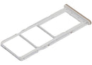 Bandeja SIM blanca para Samsung Galaxy M32 (M325), repuesto original.