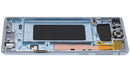 Pantalla OLED de repuesto para Samsung Galaxy S10 Prism Blue, con marco, ideal para reparación de pantalla rota.
