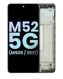 Pantalla OLED para Samsung Galaxy M52 5G con marco