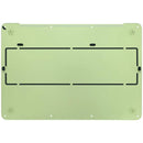 Tapa inferior original MacBook Neo Citrus 2026, color naranja vibrante, para reparación de carcasa.