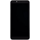 Pantalla LCD de repuesto negra para Xiaomi Redmi 6/6A con marco, ideal para reparación de pantalla rota.