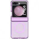 ITSKINS HYBRID CLEAR GALAXY Z FLIP 5 TRANSPARENTE/MORADO