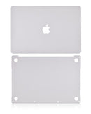 Cubierta 2 en 1 (superior e inferior) para MacBook Pro 13" con Touch Bar (A1706 / Finales de 2016 / Mediados de 2017) Plata