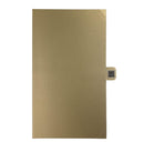 Pack de 5 skins traseros satinados color champaña para protección de dispositivos.
