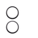 Bisel de cámara trasera negro para iPhone 17, paquete de 20 piezas para reparación.