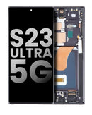 Pantalla OLED con marco para Samsung Galaxy S23 Ultra 5G (Lavanda)4
