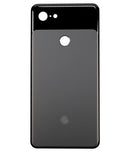 Tapa trasera negra usada para Google Pixel 3 XL, carcasa de vidrio, repuesto para reparación.