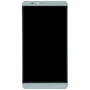 Pantalla LCD blanca original Huawei Mate 7, repuesto para reparación de display roto.