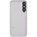 Tapa trasera plateada para Samsung Galaxy A14 4G (A145) con lente de cámara, repuesto Aftermarket Plus.