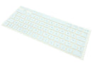 Kit de teclas plateadas húngaras para MacBook Neo 13 A3404, ideal para reparación de teclado.