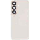Tapa trasera con lente de cámara para Samsung Galaxy S26 en rosa dorado, pieza de repuesto.