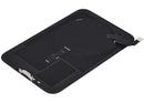 Tapa trasera plateada usada para iPhone 17 Pro Max, con MagSafe y NFC, lista para reparación.