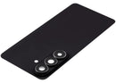 Tapa trasera negra Aftermarket Plus para Samsung Galaxy S26 con lente de cámara, repuesto de vidrio para reparación.
