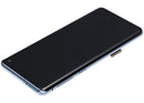 Pantalla OLED de repuesto para Samsung Galaxy S10 Prism Blue, con marco, ideal para reparación de pantalla rota.